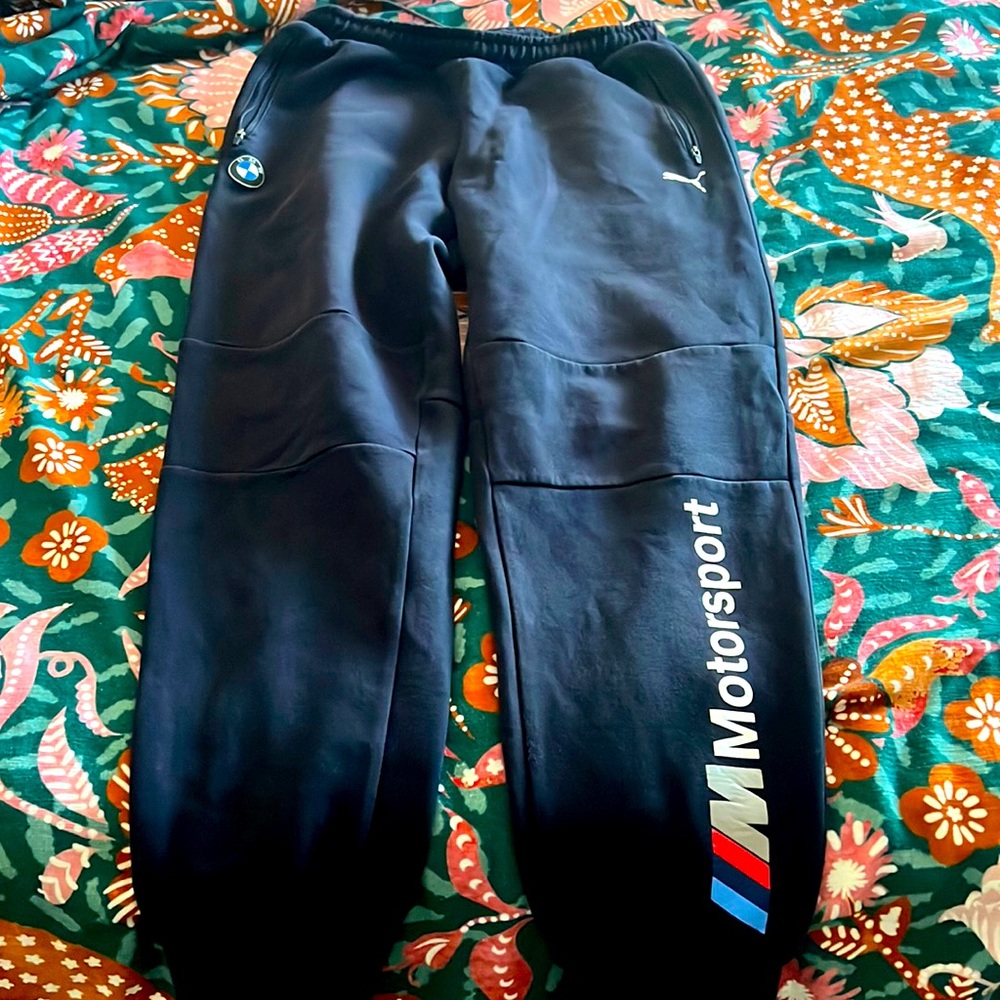 Puma BMW Motorsport sweat pants size M